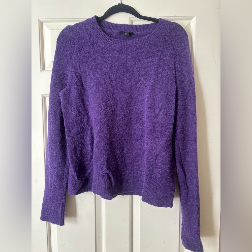 COS purple alpaca blend sweater